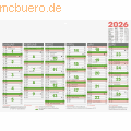 Brunnen - Tafelkalender A4quer 2026