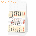 Brunnen - Dreimonats-Tischkalender 702 9,7x19cm 3 Monate/Seite 2026