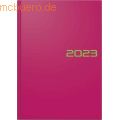 Brunnen - Buchkalender 795 A5 1 Tag/Seite Balacron-Einband pink 2023