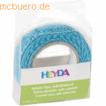 Heyda - Spitzentape 15mmx2m Baumwolle blau