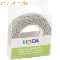 Heyda - Spitzentape 15mmx2m Baumwolle grau