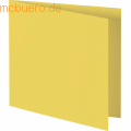 Heyda - Doppelkarte quadratisch 13,5x13,5cm 210g/qm gelb