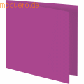 Heyda - Doppelkarte quadratisch 13,5x13,5cm 210g/qm pink