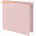 Heyda - Doppelkarte quadratisch 13,5x13,5cm 210g/qm rosa