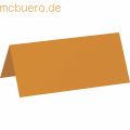 Heyda - Tischkarte 10x4,5cm 200g/qm orange
