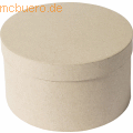 Knorr prandell - Pappmache Behälter rund 26,5x17 cm natur