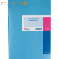 K+E - Waren-und Rechnungs-Eingangsbuch A4 mit Kopfleiste 40 Blatt hellblau
