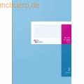 K+E - Spaltenbuch A4 3 Spalten 40 Blatt hellblau