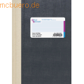 K+E - Geschäftsbuch A5 liniert 240 Blatt hellblau
