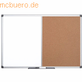 Bi-Office - Kombitafel Maya Kork/Whiteboard-Melamin 180x90cm