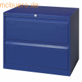 Bisley Light - Hängeregistraturschrank Light 2 Schübe 2-bahnig oxfordblau
