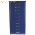 Bisley - Schubladenschrank Basis A4 10 Schübe oxfordblau