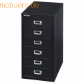 Bisley - Schubladenschrank Basis A4 6 Schübe schwarz