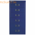 Bisley - Schubladenschrank Basis A4 6 Schübe oxfordblau