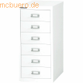 Bisley - Schubladenschrank Basis A4 6 Schübe verkehrsw.
