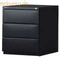 Bisley - Rollcontainer OBA Stahl mit 3 Schüben HxBxT 519x420x565mm schwarz
