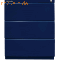 Bisley - Rollcontainer OBA Stahl mit 3 Schüben HxBxT 519x420x565mm oxfordblau