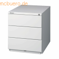 Bisley - Rollcontainer OBA Stahl mit 3 Schüben HxBxT 519x420x565mm l.grau