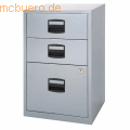 k.A. - Hängeregistraturschrank 3 Schübe 1-bahnig silber