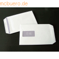Blanke - Versandtaschen C5 90g/qm selbstklebend Fenster VE=500 Stück weiß