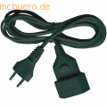 Brennenstuhl - Verlängerungskabel 5m H03VVH2-F 2x0,75 Eurostecker und Eurokupplung schwarz