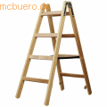 Brennenstuhl - Holz-Stehleiter 2x4 Sprossen Höhe 120cm