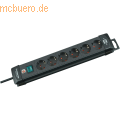 Brennenstuhl - Steckdosenleiste Premium-Line 6-fach 3m mit Schalter schwarz