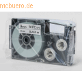 Casio - Schriftbandkassette XR-9 WE 9mm schwarz auf weiß