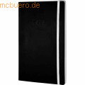 Chronoplan - Buchkalender Chronobook Softcover Black Edition A5 1 Woche/2 Seiten 2023 schwarz