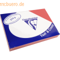 Clairefontaine - Deckblätter A4 210x297mm 270g/qm rot Leinen VE=100 Blatt