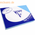 Clairefontaine - Deckblätter A4 210x297mm 270g/qm lazurblau Leder VE=100 Blatt
