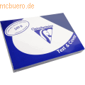 Clairefontaine - Deckblätter A4 210x297mm 240g/qm königsblau Leder VE=100 Blatt
