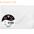 Clairefontaine - Briefumschlag Pollen 75x100mm 120g VE=20 Stück gummiert perlmutt-weiß