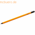Rhodia - Bleistift orange/schwarz mit Radierer