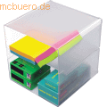Deflecto - Trennung einzeln für Organiser Cube transparent