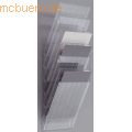 Durable - Prospektspender Flexiboxx 6 A4 6 Fächer transparent