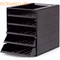 Durable - Schubladenbox Idealbox Basic 5 5 Fächer grau