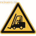 Durable - Sicherheitskennzeichen 'Warnung vor Flurförderzeugen' für Bodenmarkierung Durchmesser 430mm gelb