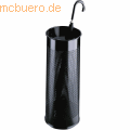 Durable - Schirmständer rund 28,5 Metall 28,5 l mit perforiertem Dekostreifen schwarz