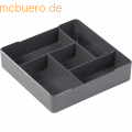 Durable - Servierhilfe Coffe Point Case quadratisch anthrazit