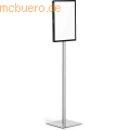 Durable - Bodenständer Info Stand Basic A3 Präsentation und Leitsystem dunkelgrau
