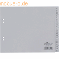 Durable - Register 1/2 A4 A-Z PP grau