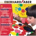 Eberhard Faber - Fingermalfarben 4 Farben a 100ml
