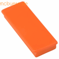 Ecobra - Rechteckmagnet Hartferrit Ferrotafel 55,0x22,5x8,5mm orange VE=10 Stück