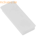Ecobra - Rechteckmagnet Hartferrit Ferrotafel 55,0x22,5x8,5mm weiß VE=10 Stück