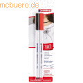 Edding - Textilpen edding 4600 Rundspitze 1mm schwarz/rot