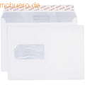 Elco - Briefumschläge C5 hochweiß Haftklebung Fenster links mit Innendruck 100 g/qm VE=25 Stück
