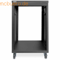 Assmann - DIGITUS Universal 19-Zoll Equipment Rack mit Rollen, 16HE