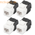 Assmann - DIGITUS CAT 6 Keystone Modul, ungeschirmt - 4 Stk.