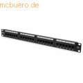 Assmann - DIGITUS cat.6, Class E Patchpanel, ungeschirmt 24-Port Schwarz